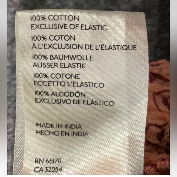 NEW Free People Smocked Floral Mini Dress Open Back Tie Boho Size M - Picture 9 of 10